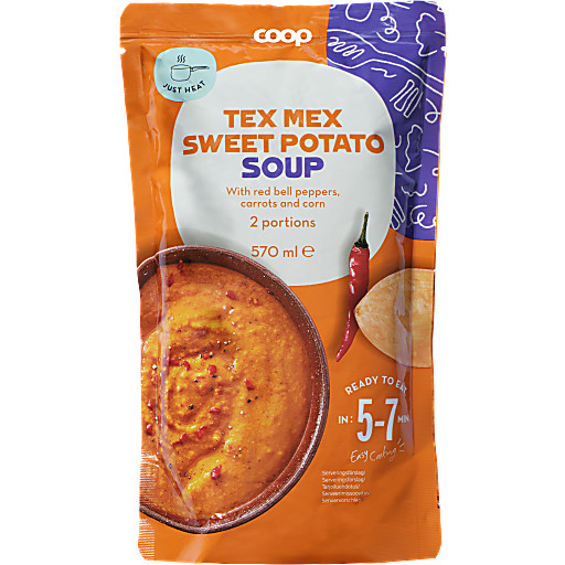 Suppe Tex mex søtpotet 570ml Coop
