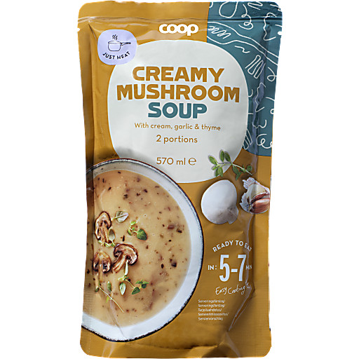 Suppe Creamy mushroom 570ml Coop