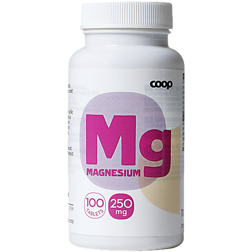 Magnesium 250 mg 100 stk Coop