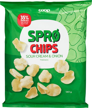 Sprø Chips Sour Cream & Onion