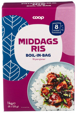 Rice Dinner Boil-in-bag 8x125g (middagsris)