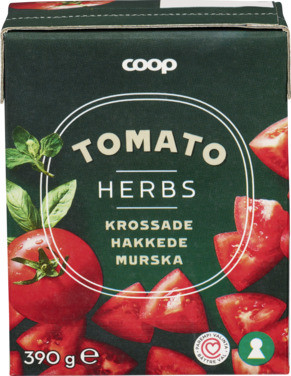 Chopped Tomatoes W/herbs Coop
