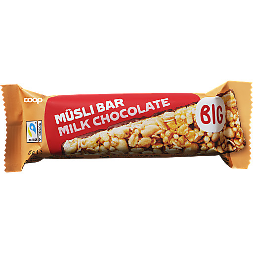 Müslibar Melkesjokolade 45g Coop