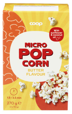 Micro Popcorn Butter 3-pack non-palm oil