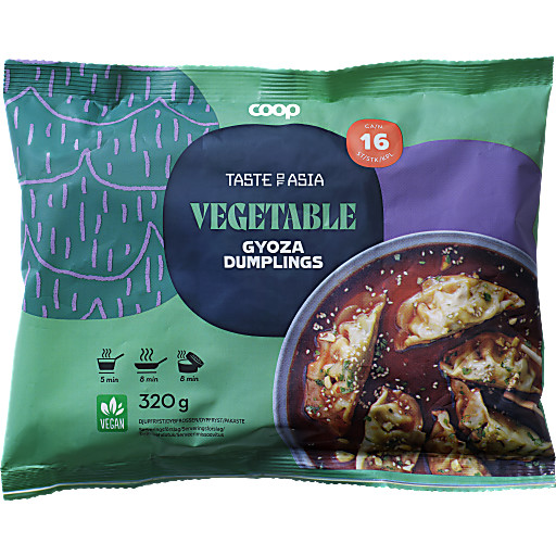 Gyoza Dumplings Vegetar 320g Coop
