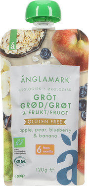 Smoothie Apple/pear/blueberry/banana/gf Porridge Änglamark