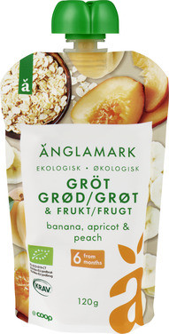 Smoothie Banana/apricot/peach/porridge Änglamark