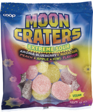 Space Moon Craters Extreme Sour Coop
