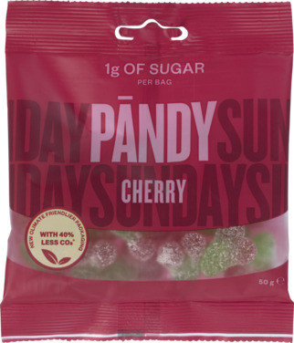 Pändy Candy Cherry uten Tilsatt Sukker