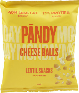 Pändy Linsesnacks Cheese Balls 50g