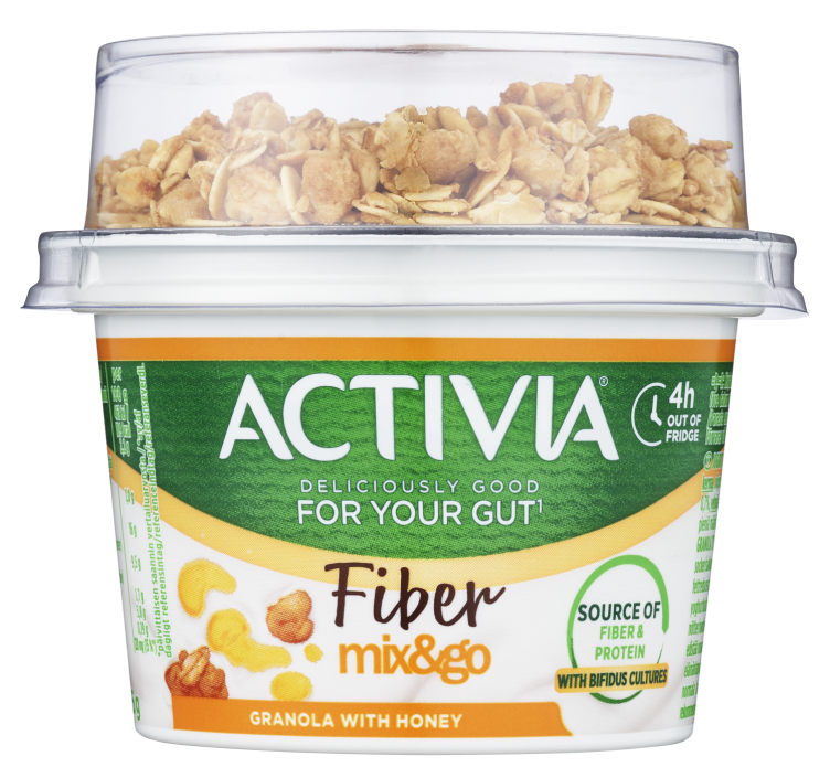 Activia Yoghurt m/Honning Granola Mix&Go 165g