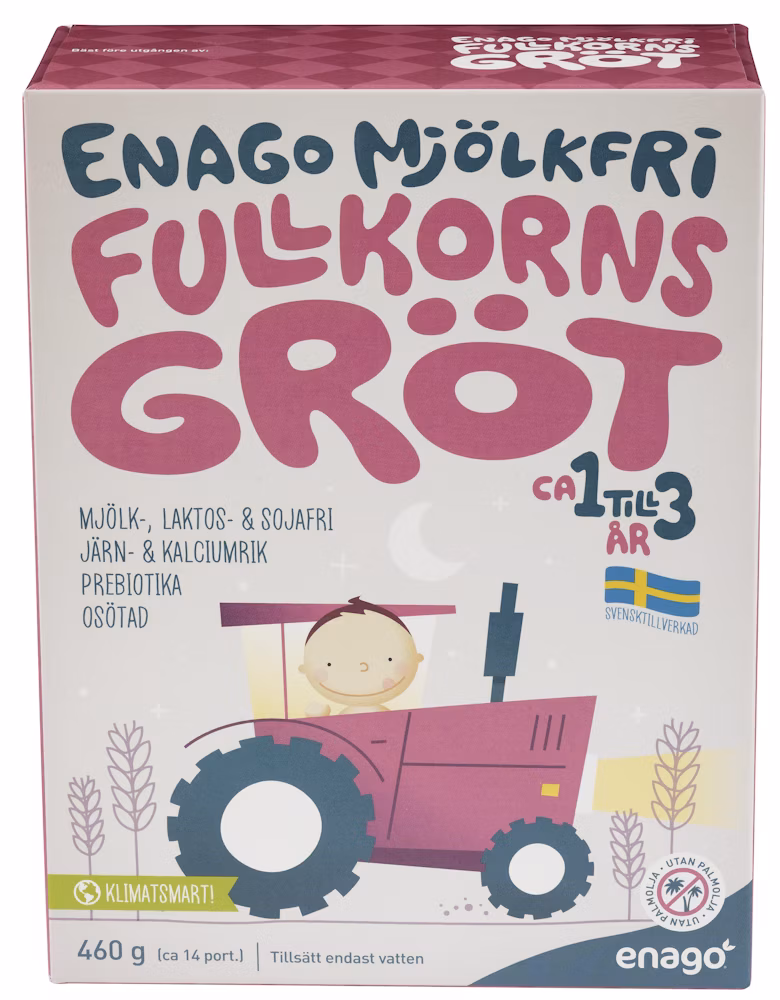 Melkefri Fullkornsgrøt Fra 12 mnd, 460 g