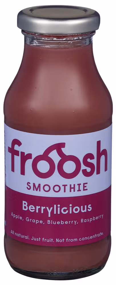 Smoothie Blåbær & Bringebær 250 ml
