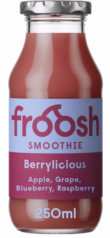 Smoothie Blåbær & Bringebær 250 ml