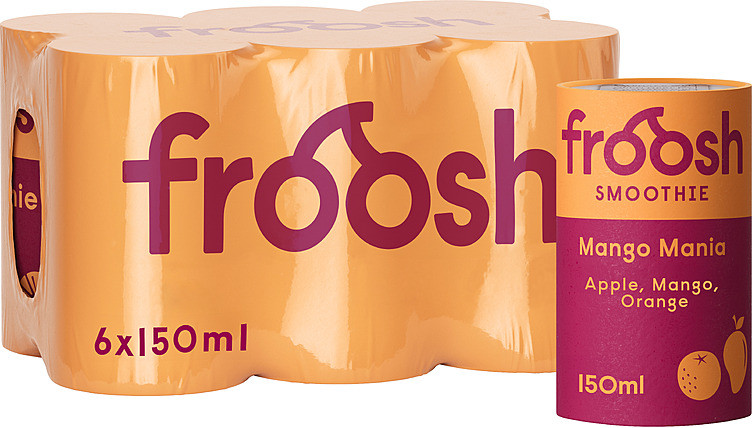 Froosh Shorty Mango&Appelsin 150mlx6 boks