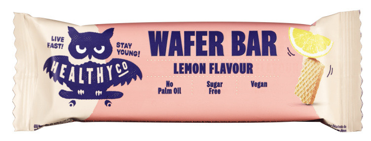 Wafer Bar Lemon 24g Healthyco