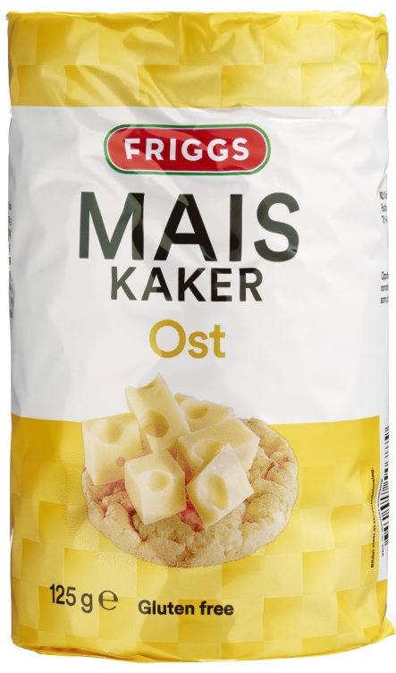 Maiskaker Ost 125g Friggs