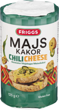 Friggs Maiskaker Chili Cheese 125g