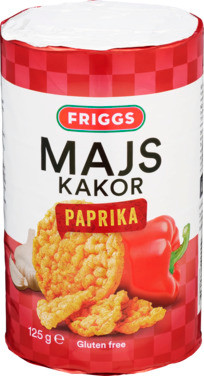 Friggs Maiskaker Paprika 125g