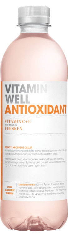 Vitamin Well Antioxidant 0,5l flaske