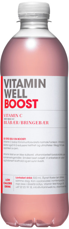 Vitamin Well Boost 0,5l flaske