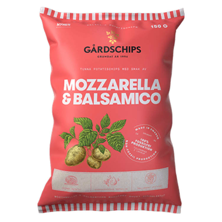 Gårdschips Mozzarella&Balsamico 150g