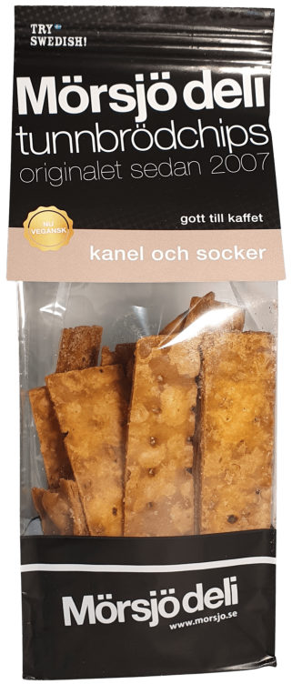 Tunnbrødchips Kanel&Sukker 100g Mørsjø Deli