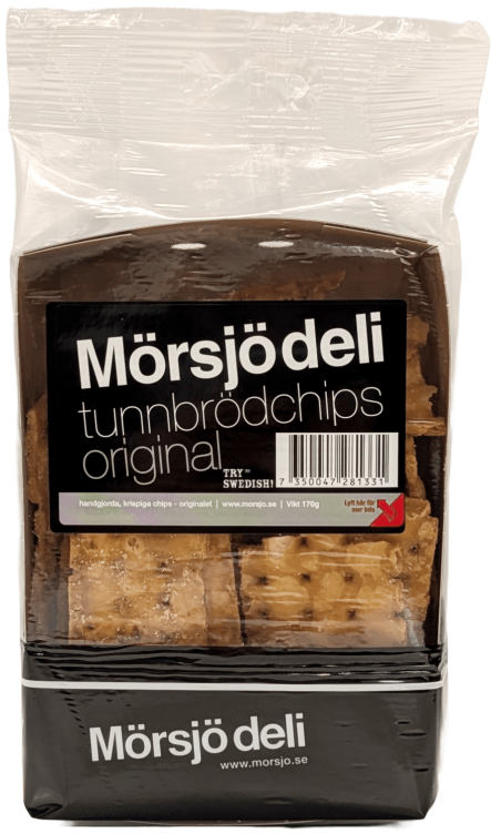 Tunnbrødchips Original 170g Mørsjø Deli