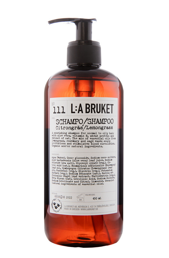 L:A BRUKET 111 Shampoo Lemongrass 450 ml