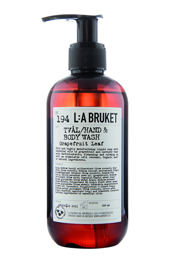 L:A BRUKET 194 Hand & Body Wash Grapefruit Leaf 240 ml