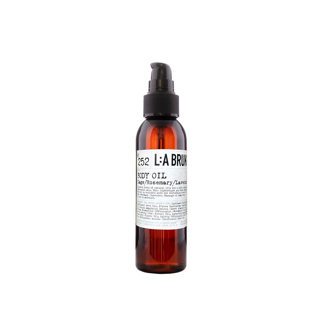 L:A BRUKET 252 Body Oil Sage/Rosemary/Lavender 120 ml