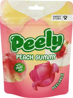 Peely Gummy Peach 85g