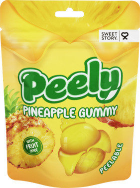 Peely Gummy Pineapple 85g