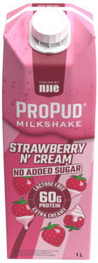 Propud Protein Milkshake Strawberry N´ Cream 1000 ml