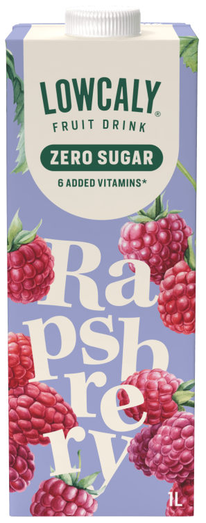 Lowcaly Fruktdrikk Raspberry 100cl