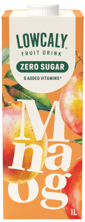 Lowcaly Fruktdrikk Mango 100cl