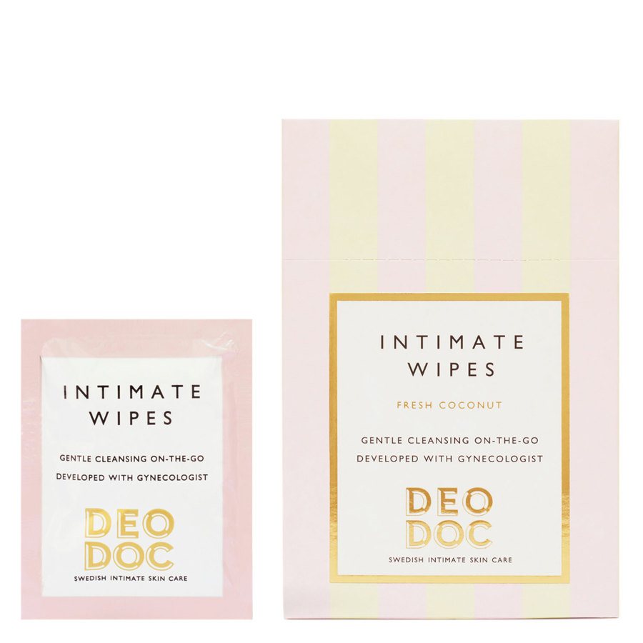 DeoDoc Intimate Wipes Fresh Coconut 10pcs