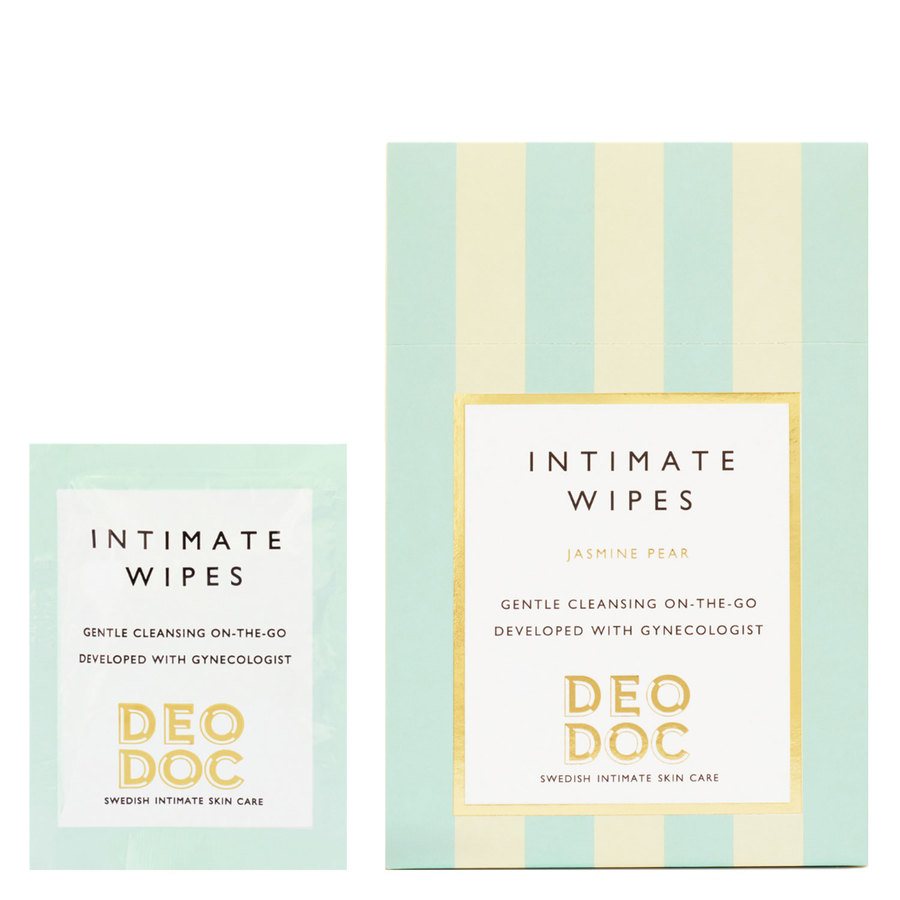 DeoDoc Intimate Wipes Jasmine Pear 10pcs