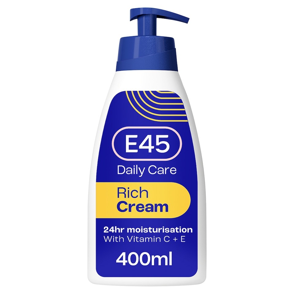 E45 Rich 24 Hour Cream Dry Skin 400Ml