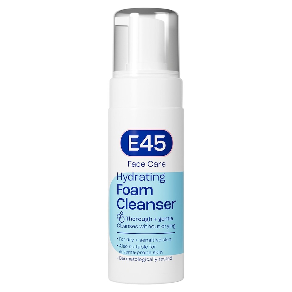 E45 Face Foaming Cleanser For Dry & Sensitive Skin 150Ml