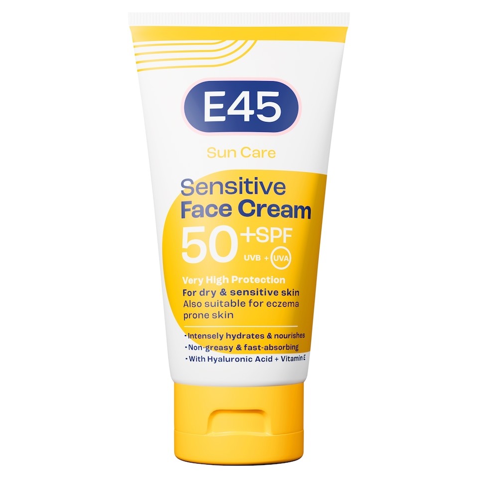 E45 Sun Care Sensitive Face Cream SPF50+ 50ml