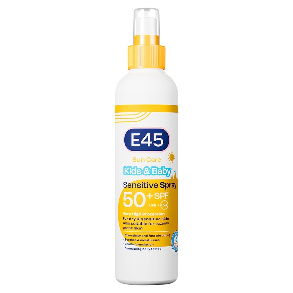 E45 Sun Care Kids & Baby Sensitive SPF50+ Sun Cream Spray 180ml