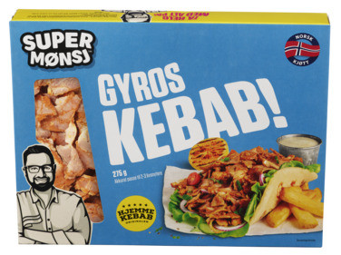 Gyroskebab 275g Super Mønsj