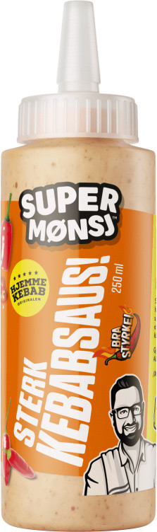 Kebabsaus Sterk 250ml Super Mønsj