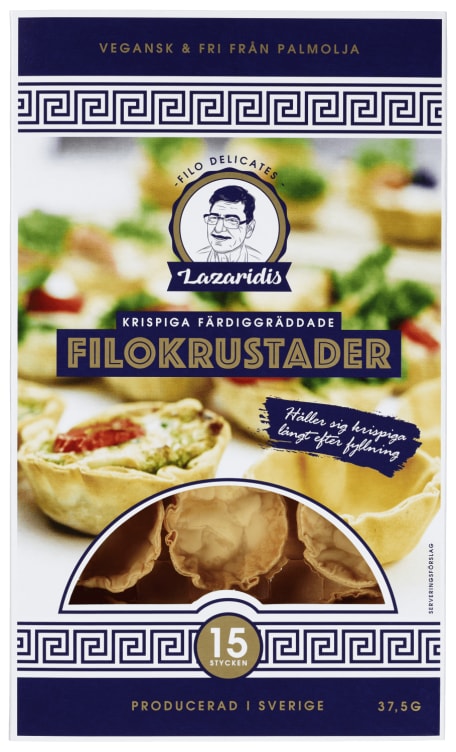 Krustader 15stk 37,5g Lazaridis