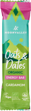 Moonvalley Energibar Kardemomme 50g Økologisk