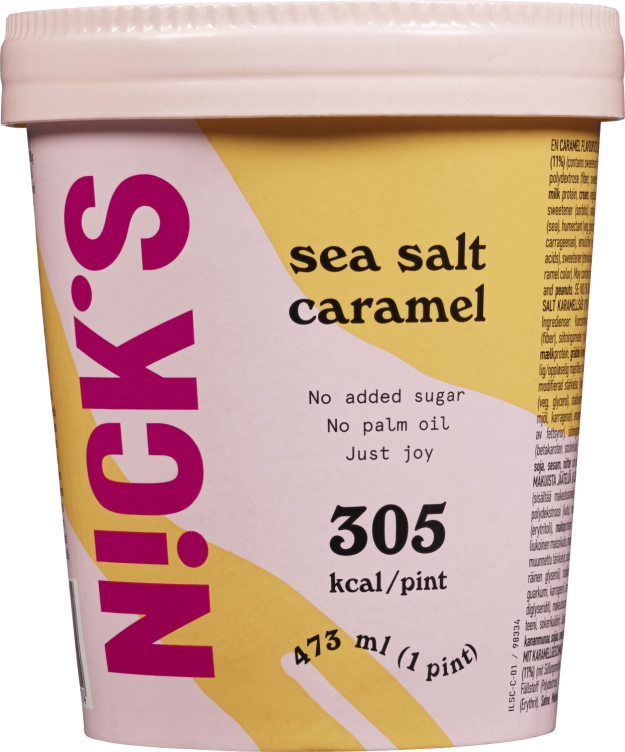Nick's Iskrem Sea Salt Caramel 473ml
