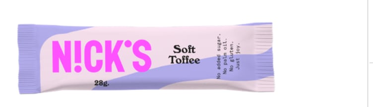 Nick's Chocolate Soft Toffee 28g