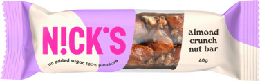 Nick's Nutbar Almond Crunch 40g Nicks