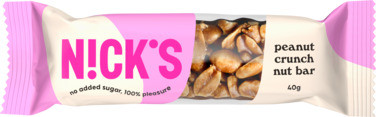 Nick's Nutbar Peanut Crunch 40g Nicks